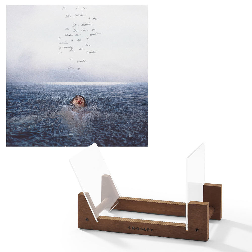 UNIVERSAL MUSIC Shawn Mendes Wonder - Vinyl Album & Crosley Record Storage Display lay Stand