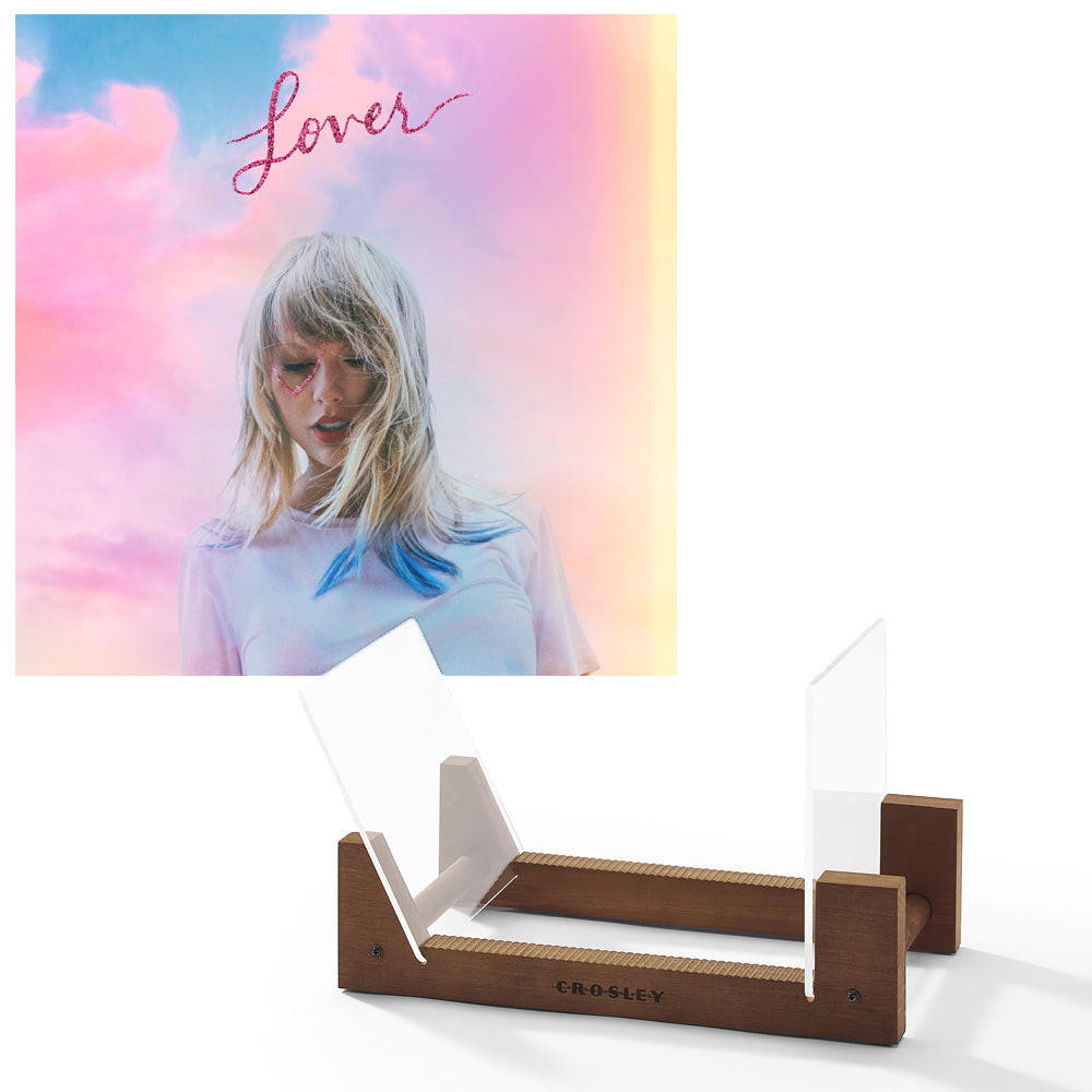 UNIVERSAL MUSIC Taylor Swift Lover 2P Vinyl Album & Crosley Record Storage Display lay Stand