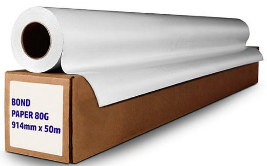  ARKIN BOND PAPER 80GSM - 914MM X 50M 