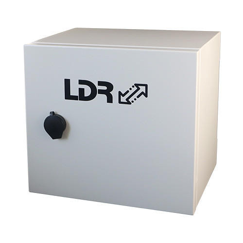 LDR Outdoor Hub, Weather Proof IP55, Mains Power Input, 8 Port PoE Switch, 2 SFP Ports, AC220V Input, 280x200x260mm, White