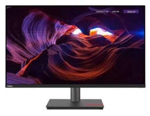 LENOVO ThinkVision P32p-30 31.5 UHD Monitor 4K 3840x2160 16:9 Height Adjustable Tilt Swivel Pivot DP HDMI Thunderbolt 4 LAN 3xUSB3.2 Hub 3yr