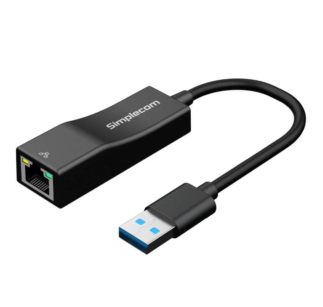 SIMPLECOM NU302 SuperSpeed USB 3.0 to RJ45 Gigabit 1000Mbps Ethernet Network Adapter 