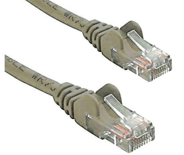  8WARE CAT5e Cable 25cm / 0.25m - Grey Color Premium RJ45 Ethernet Network LAN UTP Patch Cord 26AWG CU Jacket 