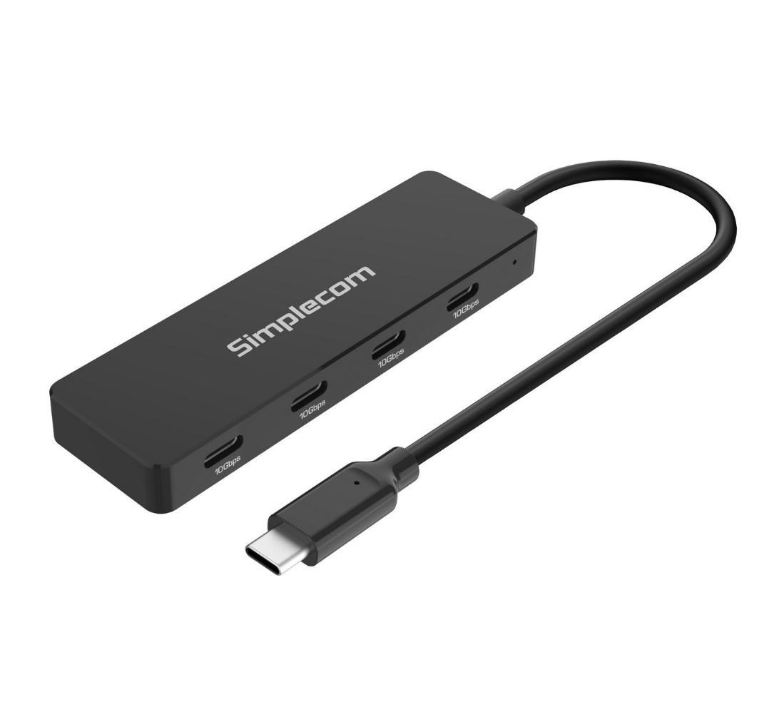  SIMPLECOM CH384 USB-C to 4-Port USB-C Data Hub USB 3.2 Gen 2 10Gbps 