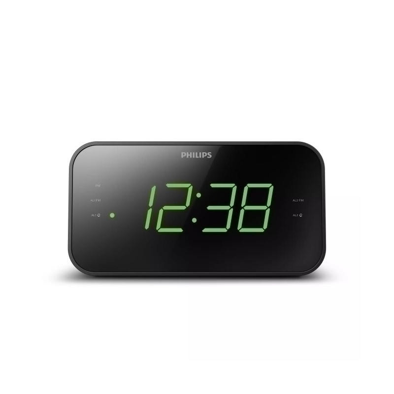  PHILIPS TAR3306 Large Display FM Clock Radio 