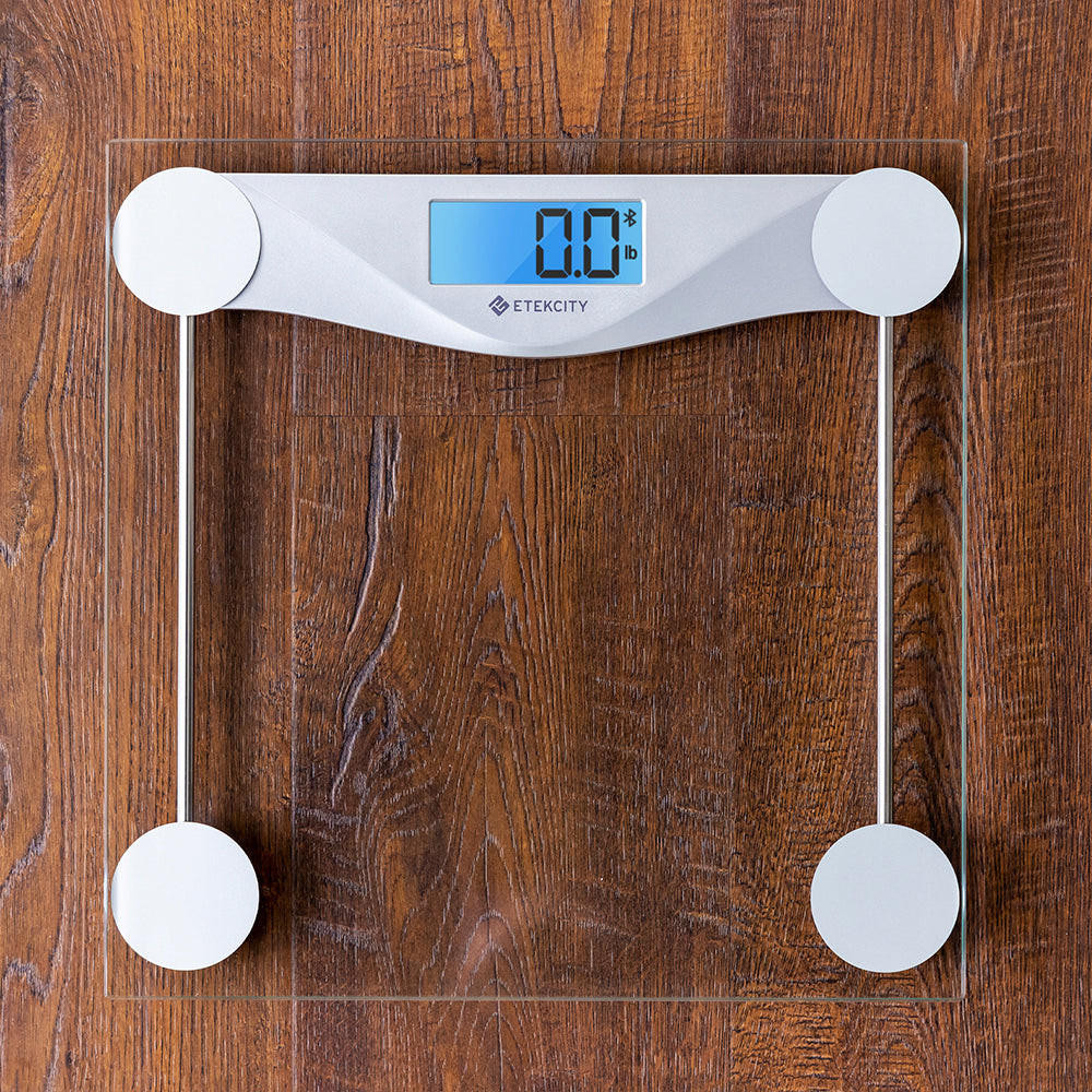  Etekcity Digital Body Weight Bathroom Scale - Silver 