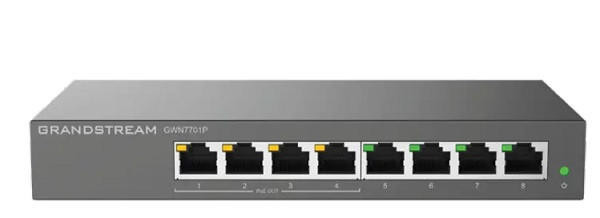 GRANDSTREAM UNMANAGED NETWORK SWITCH 8 X GIGE 8 X POE