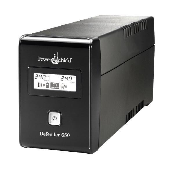 POWERSHIELD PowerShield Defender 650VA / 390W Line Interactive UPS with AVR, 2 x Australian Outlets and user replaceable batteries. Bundle of 10 units. 