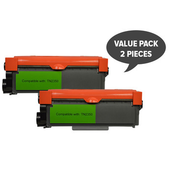 2 x TN-2350 Premium Generic Toner Cartridge - 60-BR2350X2 at AUSTiC 3D Shop