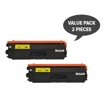 TN-348 Yellow Super High Yield Generic Toner Set of 2