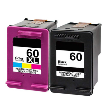 HP Compatible 60XL Remanufactured Inkjet Cartridge Set 1 2 Cartridges