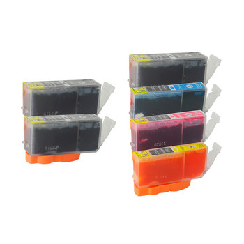 PGI-5 CLI-8 Compatible Inkjet Cartridge Set 6 Ink Cartridges