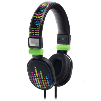 Moki Popper - Levels Black soft cushioned premium DJ Style headphone