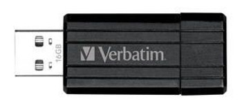 VERBATIM Store'n'Go Pinstripe USB Drive 16GB Black