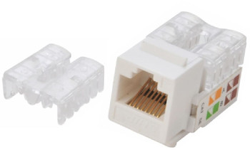 ASTROTEK CAT6 UTP Outlets Network Keystone Jack for Socket kit 10pcs per pack Poly Bag White LS