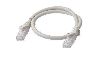 8WARE Cat6a UTP Ethernet Cable 0.5m 50cm Snagless Grey