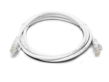 8WARE Cat6a UTP Ethernet Cable 0.5m 50cm Snagless White