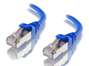 ASTROTEK CAT6A Shielded Ethernet Cable 15m Blue Color 10GbE RJ45 Network LAN Patch Lead S/FTP LSZH Cord 26AWG