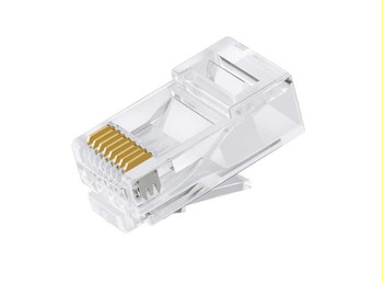 ASTROTEK CAT6 UTP -RJ45 Connector 8P8C Network Plug 3 Prong Blade 3U' Gold plating 50pcs/bag - L-CBATP-8P8C-6 shop at AUSTiC 3D Shop