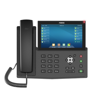 FANVIL X7 IP Phone, 7' Touch Colour Screen, Built in Bluetooth, Supports Video Calls, upto 128 DSS Entires, 20 SIP Lines, Dual Gigabit