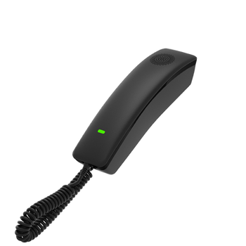 Fanvil H2U Compact IP Phone, 2 SIP Lines, HD Audio, Desk/Wall Mount, 10 Speed Dial Keys, PoE, 3 Way Conference, 2 Year Warranty - Black