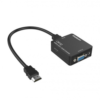 Simplecom CM423v2 HDMI Audio Extractor 4K HDMI to HDMI & Optical SPDIF +  3.5mm Stereo