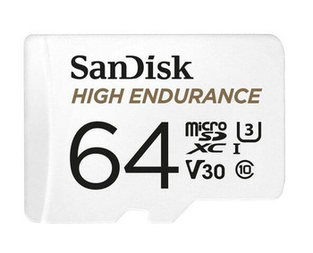 SANDISK 64GB High Endurance micro SDXC V30 u3 C10 UHS-1 100MB/s R 40MB/s W SD Adaptor Android Smartphone Action Camera Drones - L-FMS-MSDHE-064G shop at AUSTiC 3D Shop