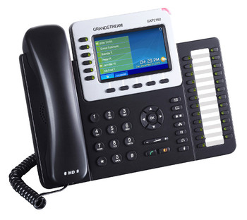 GRANDSTREAM GXP2160 6 Line IP Phone, 6 SIP Accounts, 480x272 Colour LCD, Dual GbE, 5 program keys, 24 BLF keys, Built-In Bluetooth, Powerable Via POE - L-IPG-GXP2160 shop at AUSTiC 3D Shop