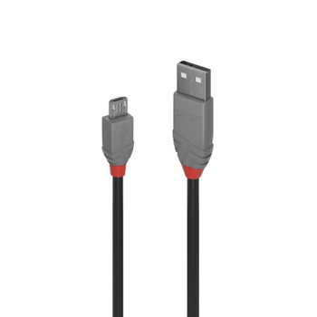 LINDY .2m USB2 A-Micro-B Anthra Line
