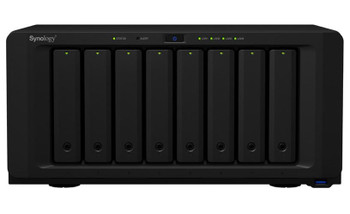 SYNOLOGY DiskStation DS1821+ 8 Bay NAS AMD Ryzen V1500B 4-core 2.2 GHz 4 GB DDR4 ECC SODIMM 4xUSB3.2 2x eSATA 4xRJ-45 1GbE LAN Scalable.3 year Wty