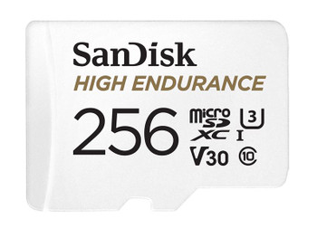SANDISK 256GB High Endurance microSDHC Card SQQNR 20,000 Hrs UHS-I C10 U3 V30 100MB/s R 40MB/s W SD adaptor 2Y - L-FMS-MSDHE-256G shop at AUSTiC 3D Shop