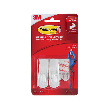 COMMAND Hook 17002ANZ Small Pack of 2 Box of 6 - D-CMDXA004193380 shop at AUSTiC 3D Shop