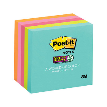 POST-IT 654-5SSMIA Miami 75X75 Pack of 5 - D-PI70005287027 shop at AUSTiC 3D Shop