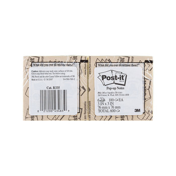 POST-IT P/Up R335-YL Ylw 73X73 Pk6