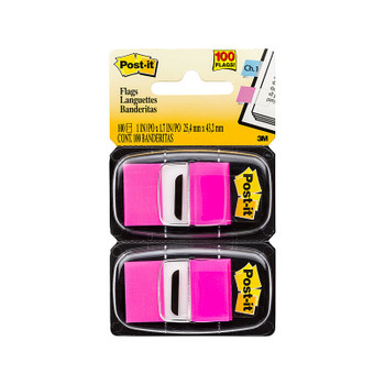 POST-IT Flag 680-BP2 Pink Pk2 Bx6