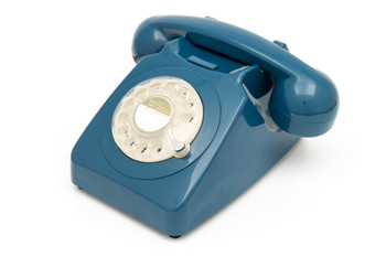 GPO RETRO GPO 746 ROTARY TELEPHONE - AZURE BLUE