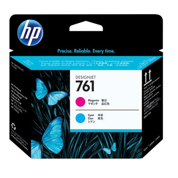 HEWLETT PACKARD HP 761 MAGENTA AND CYAN PRINTHEAD FOR DESIGNJET T7100