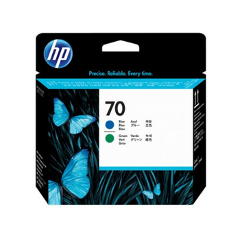 HP 70 Blue and Green Printhead