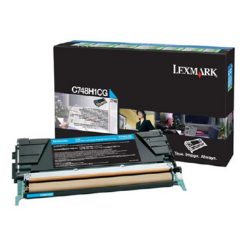 Lexmark C748 Cyan High Yield 10K Toner