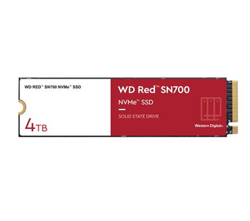 WESTERN DIGITAL Digital WD Red SN700 4TB NVMe NAS SSD 3400MB/s 3100MB/s R/W 5100TBW 550K/520K IOPS M.2 Gen3x4 1.75M hrs MTBF 5yrs wty - L-HBWD-SN700-4TB shop at AUSTiC 3D Shop