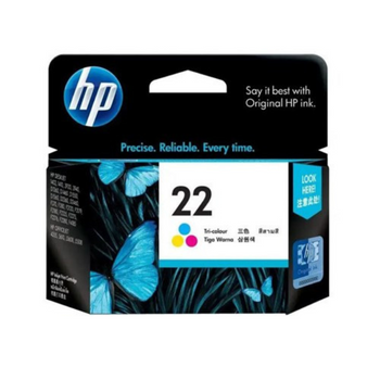 HP 22 Tri-Color Ink 165 Page Yield for D23XX D24XX 3930 & 3940