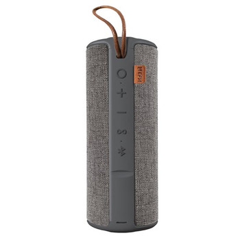 FORCE TECHNOLOGY Toledo Bluetooth Speaker - Charcoal Grey (EFBSTUL909CHG), IPX6 Water Resistant, Compact, modern design, Up to 10hrs Playtime, Pair 2 Speakers