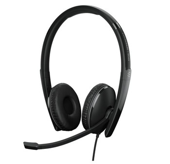 SENNHEISER | On-ear double-sided USB-A headset in-line call control. Certified for Microsoft Teams and optimised for UC. Active Noise Cancellation.