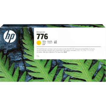 HP 776B 1-Liter Yellow Ink Cartridge