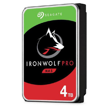 Seagate IronWolf Pro NAS 4TB ST4000NE001 3.5"; Internal SATA3 7200rpm 128MB Cache 6Gb/s 5 Year Wty