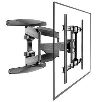 NORTH BAYOU P65 HD Cantilever VESA Wall Mount Up To 68.2KG 55-85 Black Tilt 8-5