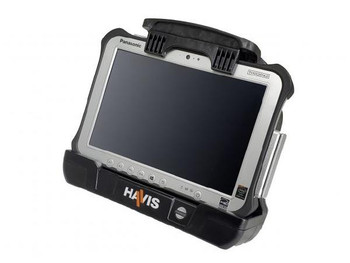 Havis FZ-G1 &amp; Toughbook G2 Vehicle Docking Station with Port Rep, Dual pass Through Antenna &amp; Key Lock - VESA Mount