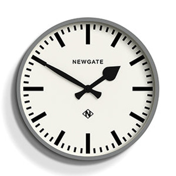 Newgate Railway Clock Grey