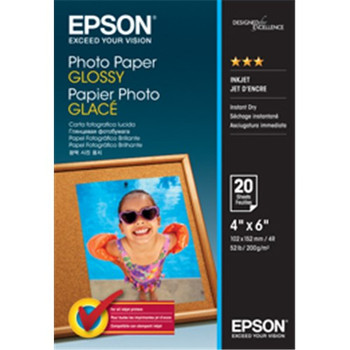 EPSON EPSON C13S042546 PHOTO PAPER GLOSSY 4X6 20 SHEET