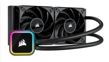 CORSAIR H150i Elite 360mm Black Radiator, 3x AF120 Zero RPM, Variable Fans via ICUE, Ultra Bright RGB Pump Head. Liquid Cooling, 5 Yrs Warranty.